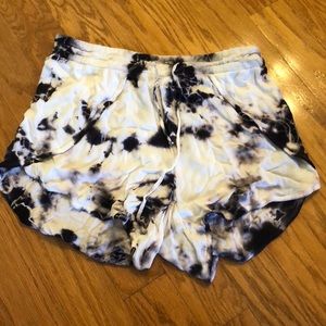 Tie dye shorts
